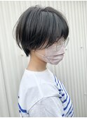 暗め透明感カラー × ショート