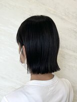 美容室ジャスミン&nbsp;パツっと切りっぱなしボブ【hotaru】