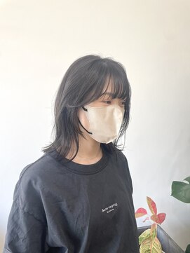 ソソ(soso) soso顔まわりレイヤー×グレージュカラー