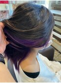 インナーカラー ヴァイオレット カラー 【アリシアヘアー 那珂】