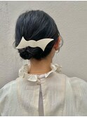 ヘアアレンジ/ねじりんぱ/お団子