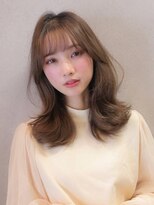 アグ ヘアー ロイグ 郡山店(Agu hair roaig) 《Agu hair》韓国風★鎖骨下ミディアム