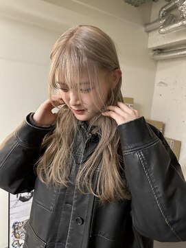 ノラ シブヤ(NORA) 【木原】ホワイトブロンド、ミルクティーベージュ、ケアブリーチ