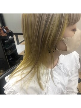 ヒム(HyMN) yellowyellowインナーカラー