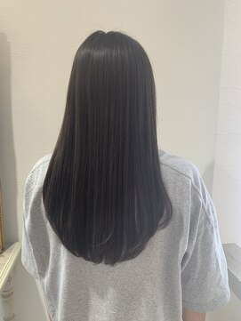 ルッソ チアロ(Lusso chiaro) 艶髪ストレート×オーガニックカラー/30代40代50代