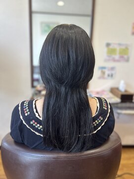 ヘアモード 美結(hair-mode) インナーカラー/チラ見せが可愛い/アクセントバイオレット