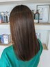 【くせ毛でお悩みの方におすすめ】ツヤ髪ストレート　トリートメント付き