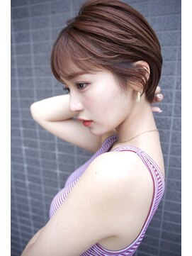 アール 北千住店(ar) 丸みショートマッシュ/ナチュラルブラウン[北千住]