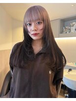 ニコフクオカヘアーメイク(NIKO Fukuoka Hair Make)&nbsp;ルーツカラー/ホワイトベージュ/ショコラブラウン/レイヤー