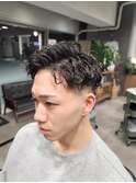 スキンフェード×ニュアンスパーマ