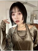 レイヤーボブ　フェイスレイヤー　姫カットレイヤー