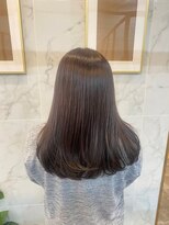 ジーナ 船橋(Zina)&nbsp;髪質改善＊ロングレイヤーグレーベージュ＊美髪【Zina船橋】