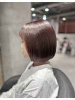 リーオオサカ(Lee Osaka) 【Lee大阪店】ボブ×ブリーチなしカラー/新出