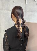お呼ばれツインヘアセット