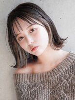 カライング(ing) 大人可愛い20代30代40代50代ウルフレイヤーボブ丸みショートボブ