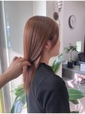 夏っぽオレンジブラウン◎