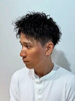 クレアメンズ 横浜能見台(CREA men's)&nbsp;横浜メンズパーマツイストスパイラルアップバングパーマツーブロ