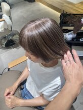 ベコ(Beco) 丸みショート◎30代40代50代60代/白髪ぼかし/グレージュ