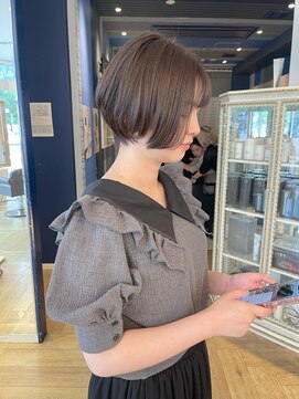 コワファースト 大分(COIFF1RST) ナチュラルカラーにショートボブ