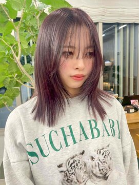 ノエ(noe) 黒髪カタログ/クラゲヘアー/オリーブグレー/栄r8