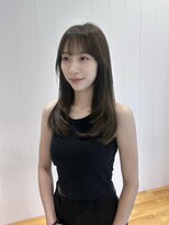 ビューバイネオリーブ 用賀店(Beau'r by neolive)&nbsp;黒髪クラゲヘアーオリーブグレー小顔ココアベージュ[用賀]