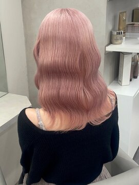 ベレーザ 渋谷(BELEZA) 16935ブリーチ&ダブルカラーホワイトピンク韓国ワンホンヘア