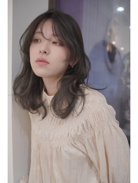 ニューヨークニューヨーク 守口店(NYNY) 大人可愛い/セミロング/ミディアム/大阪美容室/暗髪/黒髪