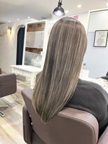 リゴレット 春日部東口店(RIGOLETTO)&nbsp;メリハリハイライト★グレージュ