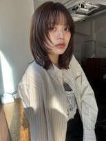 ガーランドギンザ(Garland Ginza) フェイスレイヤーボブ ミルクティーブラウン