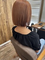 TELA HAIR 志木駅前店【テーラヘアー】【4月4日NEW OPEN(予定)】 ボブ&オレンジ【志木駅前】