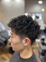 アンカー(ANCHOR) MEN’S/リバースセンターパート/ニュアンスパーマ/印西市