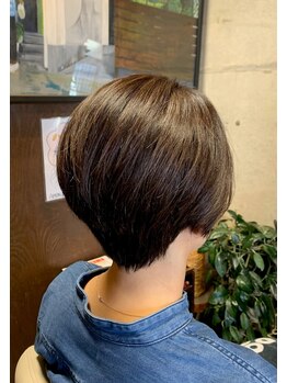 アモン サンク エス(AMON cinq es)の写真/【豊明市】髪のお悩み、似合わせご相談ください♪ショートカットで理想のスタイルを叶えます！