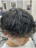爽やか好印象メンズ波巻きパーマ