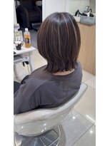 クレア 上大岡(CREA)&nbsp;白髪ぼかしハイライト縮毛矯正ダブルカラー髪質改善30代40代50代