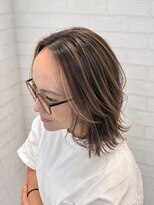 アース 宮崎昭栄店(EARTH)&nbsp;【大人ボブ×ハイライトカラー】