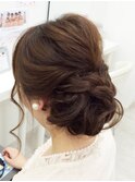 【プレストベル】 あみこみ入りゆるサイドアップ A-77