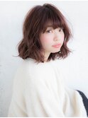ゆるふわウェーブボブ