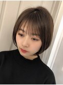 20.30.40代◎前下がり切りっぱなしボブ 担当本田