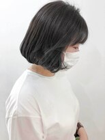 ジーナ 名駅(XENA.) 《xena》harustyle☆ネイビーグレー×ボブスタイル