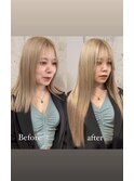 『30分で5年後のロングヘアーに』
