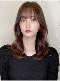 【branch鬼塚】 韓国風くびれヘア、艶暗髪