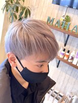 マハロ(mahalo) 韓国マッシュ×ペールシルバー ＊【ハイトーン/メンズ/千葉】