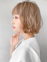 リヤン 表参道(lyann) 美髪ホワイトグレージュネビージュ大人かわいい こなれミディ*