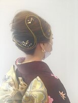 ヘアーメイク S&I 夜会巻き