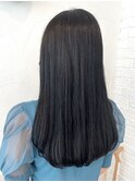 アディクシーカラーブルーブラックの透明感カラー