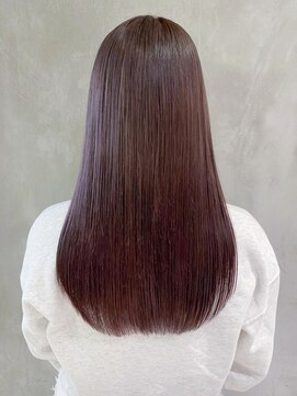 アイティーバイアルバム 八王子店(IT by ALBUM) ラベンダー_外ハネボブセクションカラーペールベージュ_ba382182