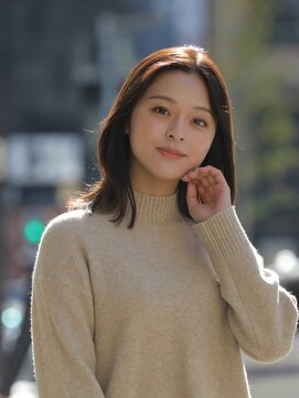 エンディアリング 東銀座(Endearing) 似合わせカットニュアンス韓国風大人可愛いセミロングミディアム