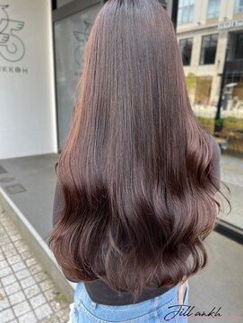 ジル アンク(Jill ankh) 《Jillankh姫路駅前》グレーベージュ オレンジみ消し おくれ毛