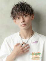 ハバナ 渋谷(HAVANA)&nbsp;アッシュブラック/マッシュパーマ/束感/刈り上げ/波巻き