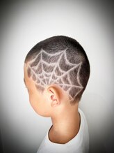 デザイニングヘアードゥ(designing hair Deux) 蜘蛛の巣バリアート